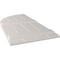 Ekena Millwork True Fit PVC, Four Board Arch Top Joined Board-n-Batten Shutters, Unfinished, 21 1/2W x 59H, PR TFP101BA21X059UN - alternate 6